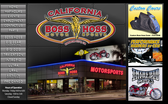 California Boss Hoss – Website