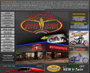 California Boss Hoss - Website Design